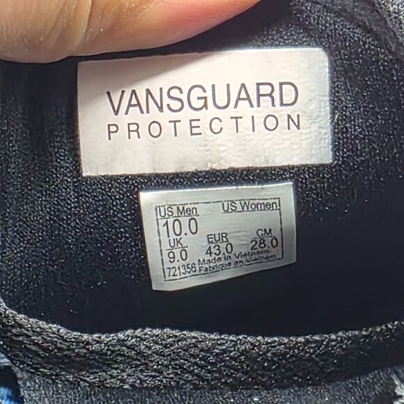 Vans Old Skool Classic Tumble Mens 10 Triple Black Mono Shoes Vansguard Protect - Picture 6 of 14